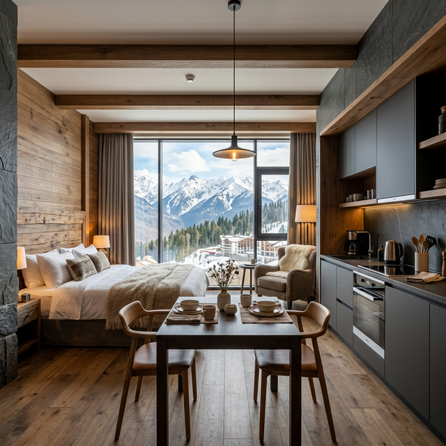 Апартаменты стандарт 1 спальня 540